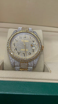 Bust Down Rolex 36mm Two Tone Yellow