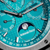 Royal Oak 41 Perpetual Calendar Stainless Steel Turquoise Dial