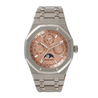Royal Oak Perpetual Calendar Titanium Salmon Dial 41mm