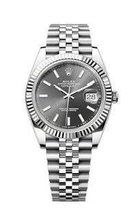 Rolex Datejust 41mm Slate Dial Fluted Bezel 126334