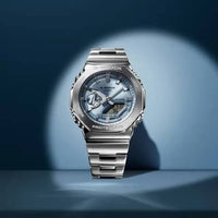 GM-2110D-2A Quartz G Steel Stainless Steel / Resin Silver