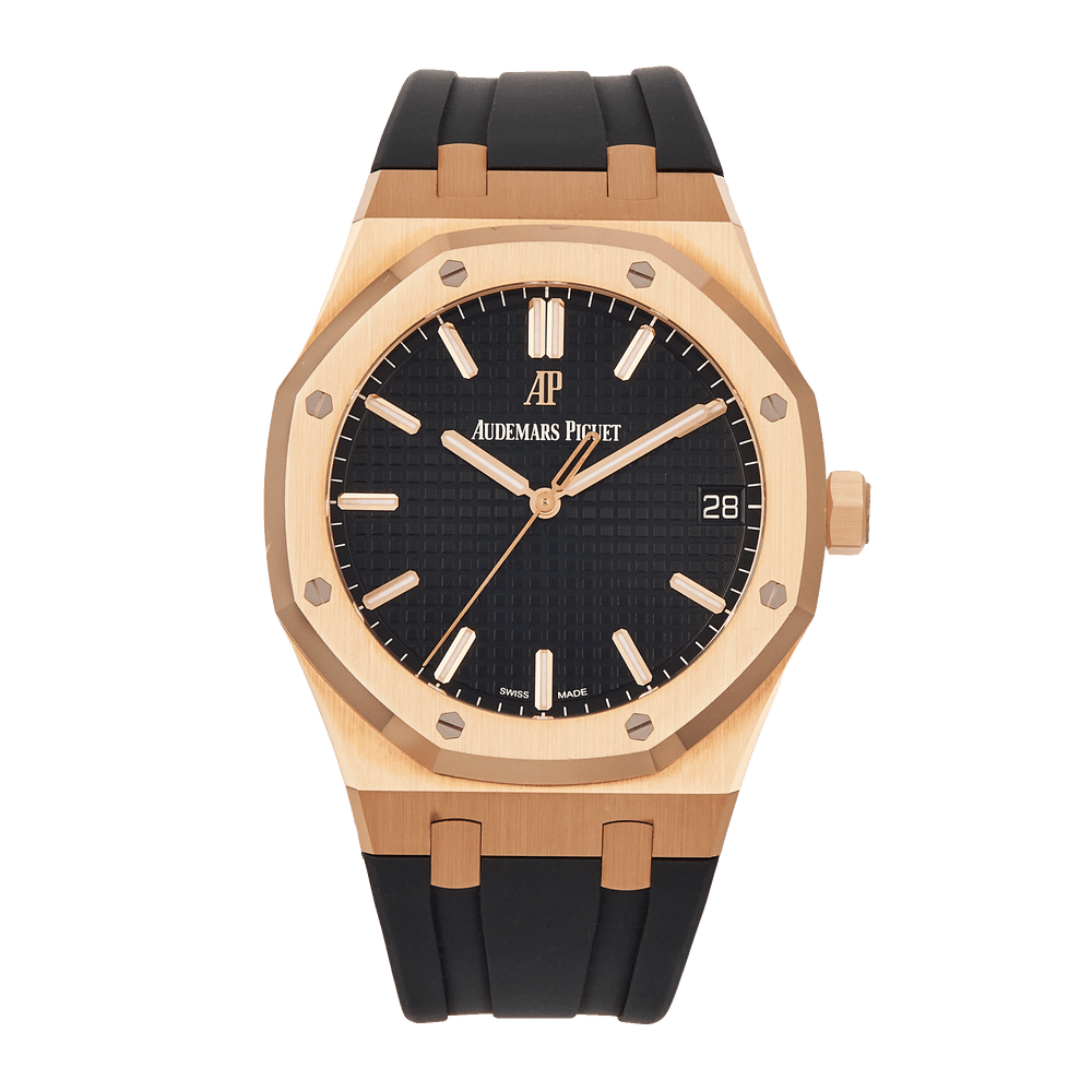 Audemars Piguet Royal Oak Selfwinding Rose Gold Black Dial