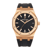 Audemars Piguet Royal Oak Selfwinding Rose Gold Black Dial