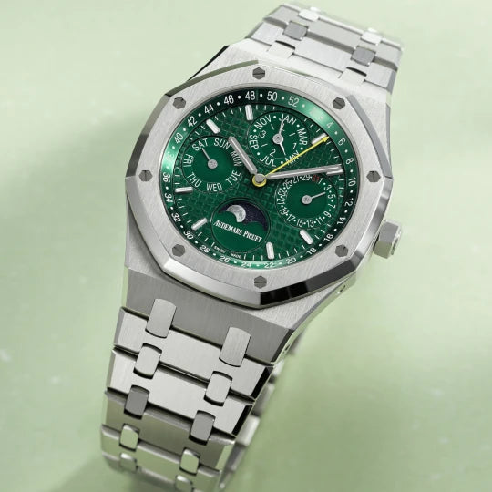 Royal Oak Perpetual Calendar Steel Green Dial 41mm