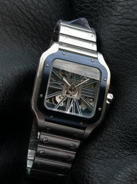 Cartier Santos De Cartier Skeleton Mens Watch