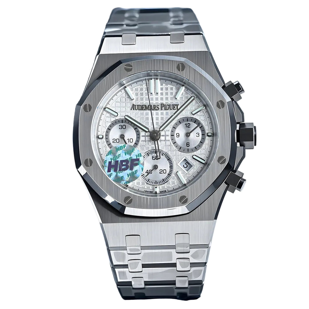 Royal Oak Chronograph Steel Silver Dial 41mm