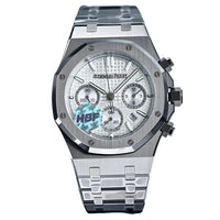 Royal Oak Chronograph Steel Silver Dial 41mm