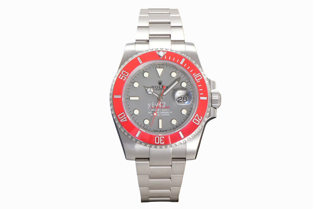 Submariner DIW Sandblasted VSF 1:1 Best Edition Grey Dial on SS Bracelet VS3135