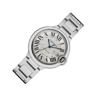 Cartier Ballon Bleu de Cartier W690 Silver Dial, 18kt White Gold, 42.0 mm, Men's Watch