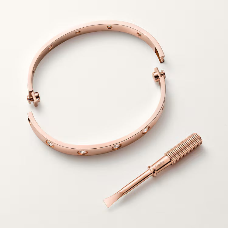 Cartier Love bracelet, classic model, 10 diamonds B6070217