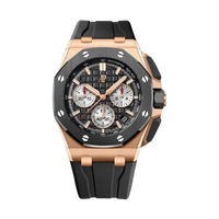 Audemars Piguet Royal Oak Offshore 26420 Black Dial, 18 Carat Pink Gold, 43.0 mm, Chronograph