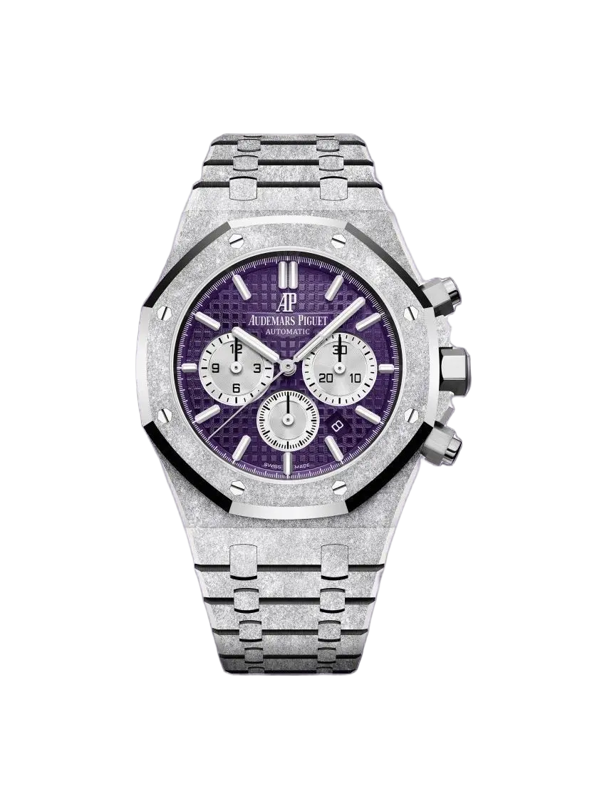 Audemars Piguet Royal Oak 26331 Plum Purple Dial, White Gold, 41.0 mm, Chronograph