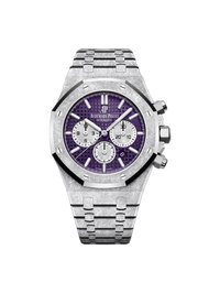 Audemars Piguet Royal Oak 26331 Plum Purple Dial, White Gold, 41.0 mm, Chronograph