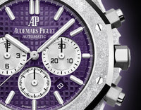 Audemars Piguet Royal Oak 26331 Plum Purple Dial, White Gold, 41.0 mm, Chronograph