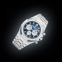 Audemars Piguet Royal Oak 26331 Blue Dial, 18 Carat White Gold, 41.0 mm, Frosted