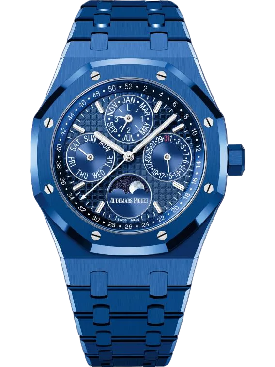 Royal Oak Perpetual Calendar Ceramic Blue Dial 41mm