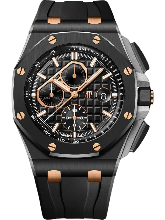 Audemars Piguet Royal Oak Offshore 26405 Méga Tapisserie Nickname Dial, Pink Gold, 44.0 mm, GimsAudemars Piguet Royal Oak Offshore 26405 Méga Tapisserie Nickname Dial, Pink Gold, 44.0 mm, Gims