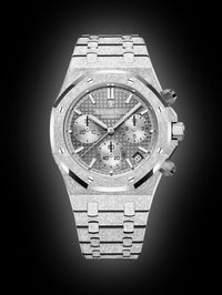 Audemars Piguet Royal Oak 26239 Grande Tapisserie Dial, 18 Carat White Gold, 41.0 mm, Chronograph