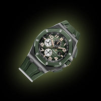 Audemars Piguet Royal Oak Offshore 26405 Green Dial, Ceramic, 44.0 mm, Self Winding