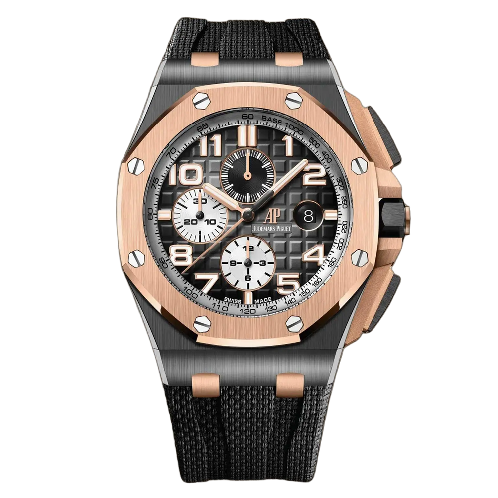 Audemars Piguet Royal Oak Offshore 26405 Méga Tapisserie Dial, Ceramic, 44.0 mm, Self Winding