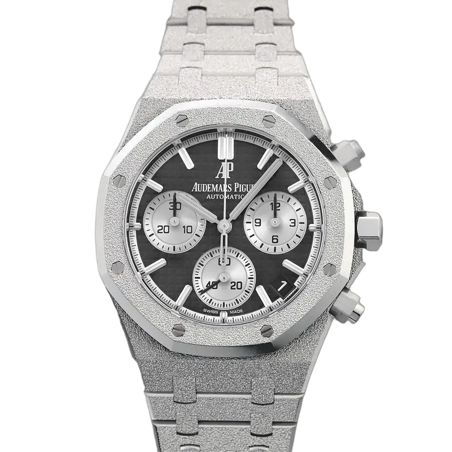 Audemars Piguet Royal Oak 26239 Black Dial, 18 Carat White Gold, 41.0 mm, Chronograph