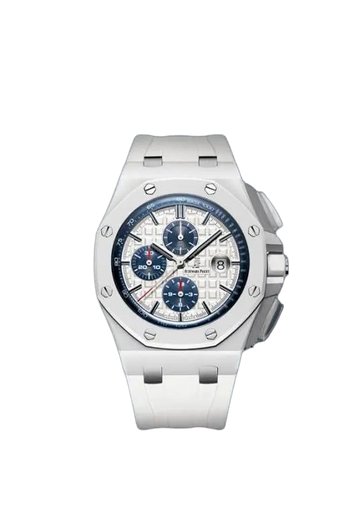 Audemars Piguet Royal Oak Offshore 26402 White Dial, Titanium, 44.0 mm, Self Winding
