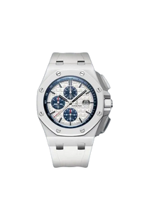 Audemars Piguet Royal Oak Offshore 26402 White Dial, Titanium, 44.0 mm, Self Winding