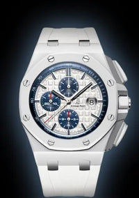 Audemars Piguet Royal Oak Offshore 26402 White Dial, Titanium, 44.0 mm, Self Winding