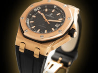 Audemars Piguet Royal Oak Selfwinding Rose Gold Black Dial