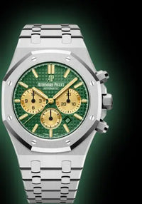 Audemars Piguet Royal Oak 26332 Grande Tapisserie Nickname Dial, Platinum, 41.0 mm, The Hour Glass