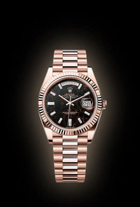 Rolex Day-Date 40 Rose Gold Eisenkiesel Diamond Dial 228235