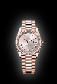 Rolex Day-Date 40 Presidential 228345RBR Diamond Bezel Sundust Dial