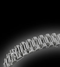 Rolex Day-Date 40 Presidential 228349RBR Diamond Bezel Baguette Diamond Silver Dial