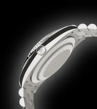 Rolex Day-Date 40 Presidential 228239 Fluted Bezel Baguette Diamond Silver Dial
