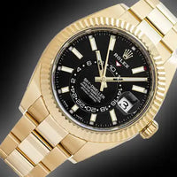 Pre-Owned Rolex Sky-Dweller 336938 Black Dial