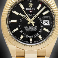 Pre-Owned Rolex Sky-Dweller 336938 Black Dial