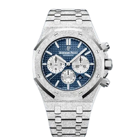 Audemars Piguet Royal Oak 26331 Blue Dial, 18 Carat White Gold, 41.0 mm, Frosted