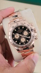 Rolex Daytona 40mm Rose Gold 116505 Black Dial