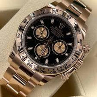 Rolex Daytona 40mm Rose Gold 116505 Black Dial