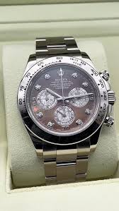 Rolex Daytona 40mm 116509 White Gold Black Mother Of Pearl Diamond Dial