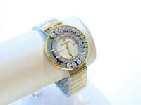 Swarovski Lovely Two-tone Stainless Steel Silver Dial Quartz Watch for Ladies - 1187022