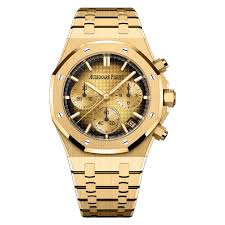 Audemars Piguet Royal Oak 26240BA.OO.1320BA.02 Chronograph Smoked Yellow Gold