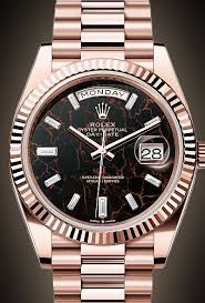 Rolex Day-Date 40 Rose Gold Eisenkiesel Diamond Dial 228235