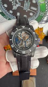 Rolex Submariner Carbon Quartz “Summer” Vision of Miami Skeletonized Movement Zif Remould 1:1 Best Replica 41mm