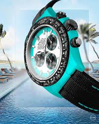 DIW Daytona Celeste Invert Quartz Fiber - Dealer Clocks