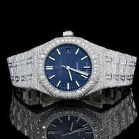 Two-tone Square Dial VVS Moissanite Hip Hop Watch