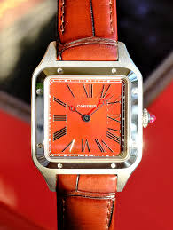 F1 Factory Cartier Santos-Dumont WGSA0113 Alligator Leather Strap