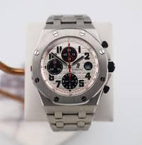 Audemars   Piguet   Royal   Oak   42mm   White   Dial   Ref#   26170ST.OO.1000ST.01