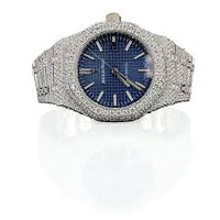 Two-tone Square Dial VVS Moissanite Hip Hop Watch
