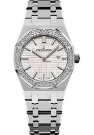 Audemars Piguet Royal Oak Quartz 67651ST.ZZ.1261ST.01 'Ladies' Stainless Steel Diamond Bezel